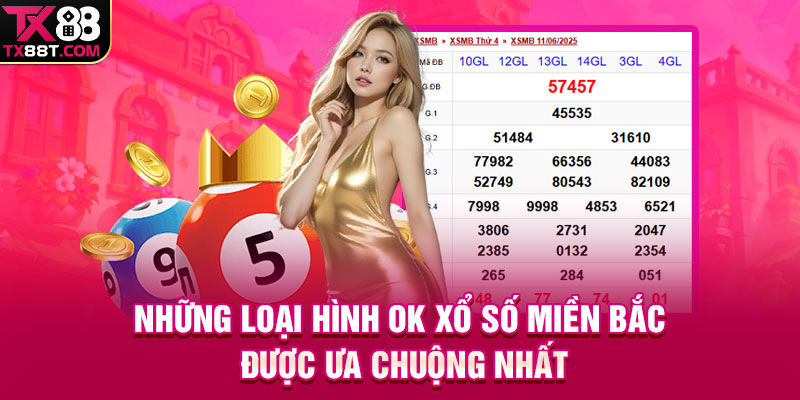 Những loại hình ok xổ số miền Bắc được ưa chuộng nhất